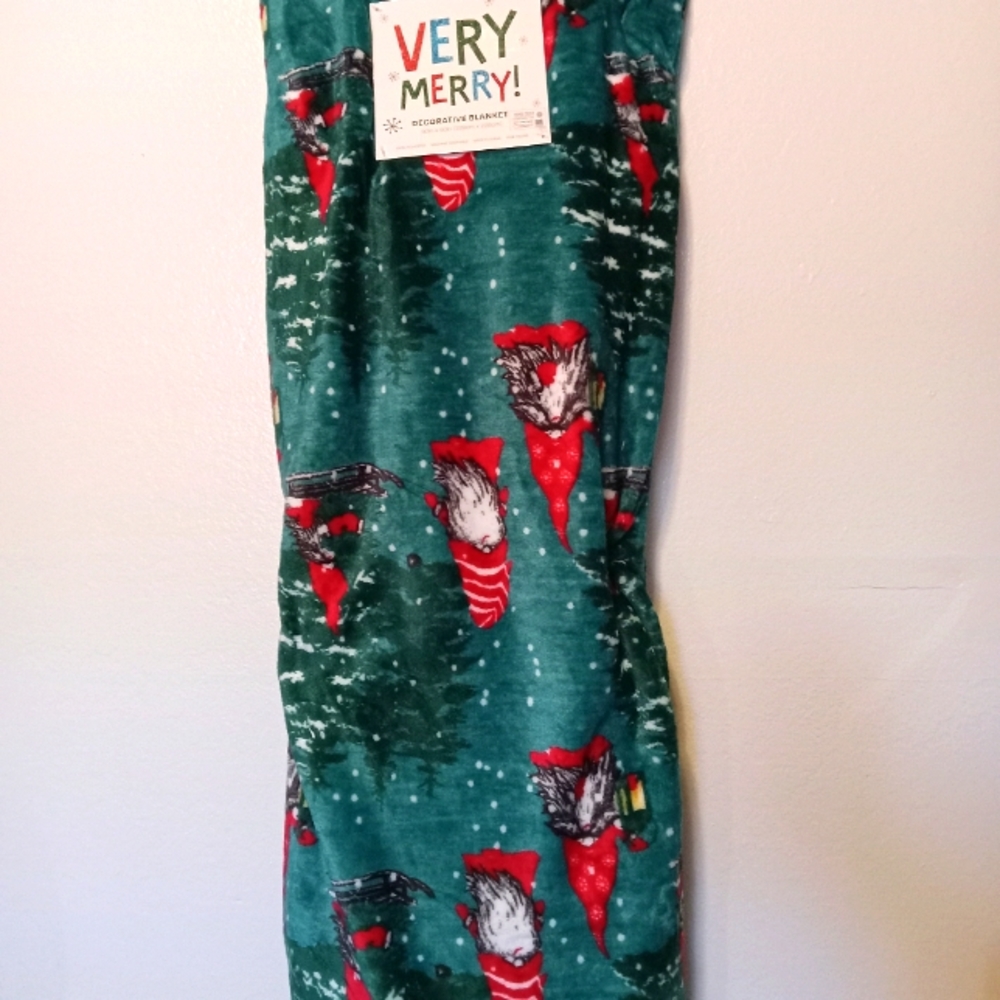 Christmas throw blanket